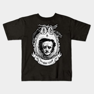 Original Goth Edgar Allan Poe Kids T-Shirt